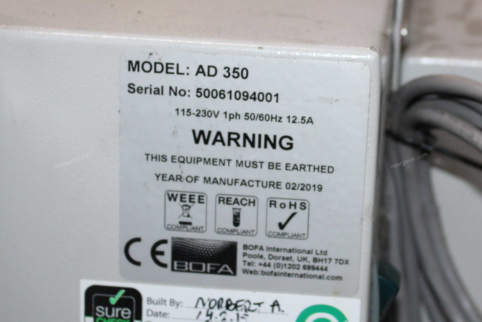 Szerelő munkahely (bontott) és elszívó 37