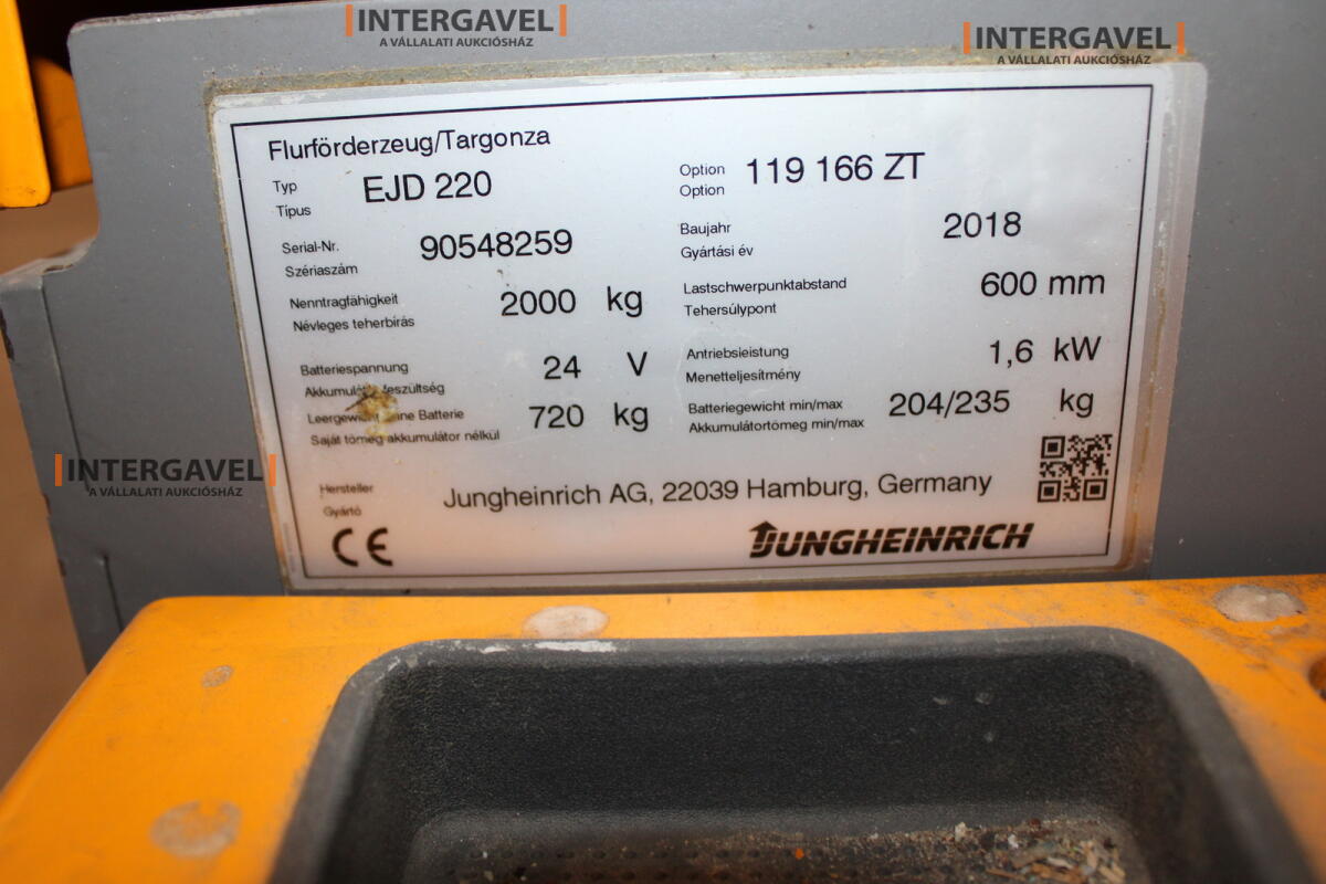 Gyalogkíséretű targonca 2