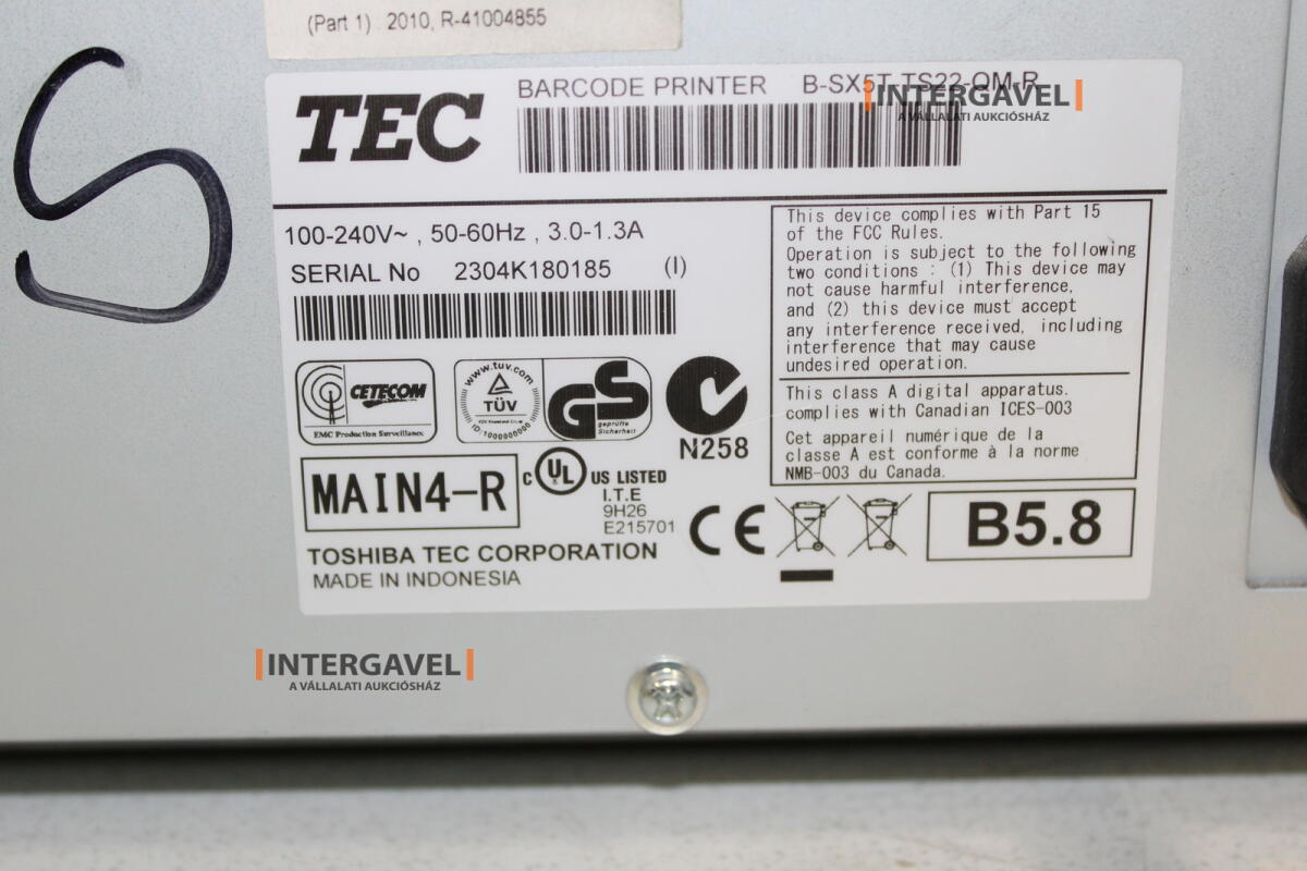 Ipari címkenyomtató 8