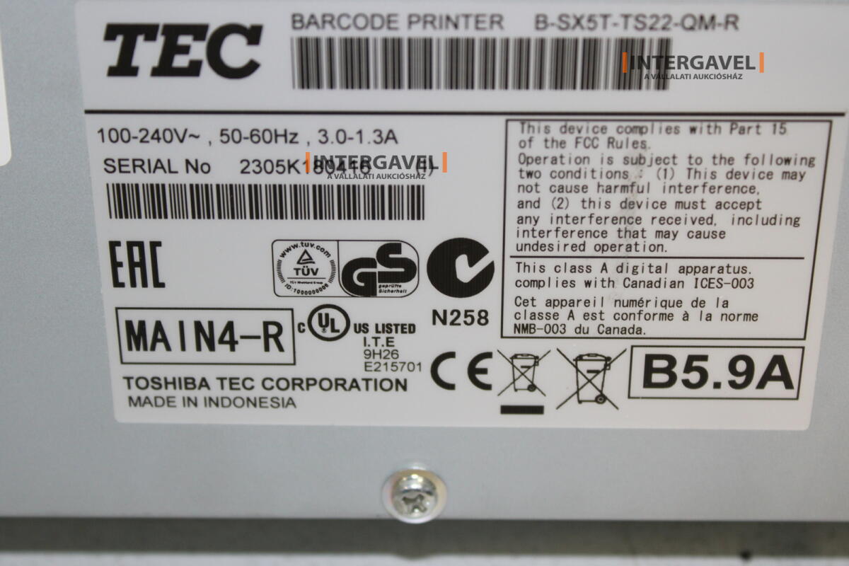 Ipari címkenyomtató 6