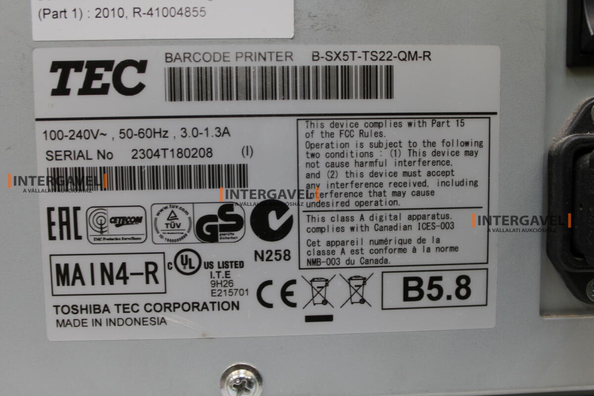 Ipari címkenyomtató 5