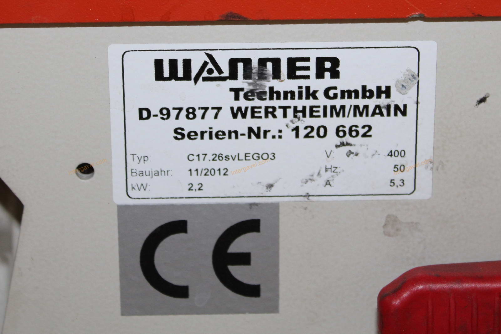 Műanyag daráló - Wanner, C17.26sv 2