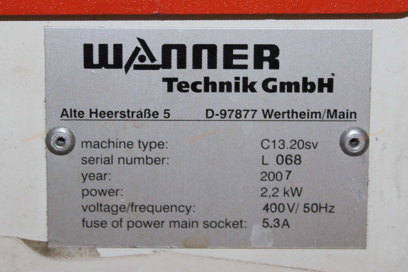 Műanyag daráló - Wanner, C13.20sv 2