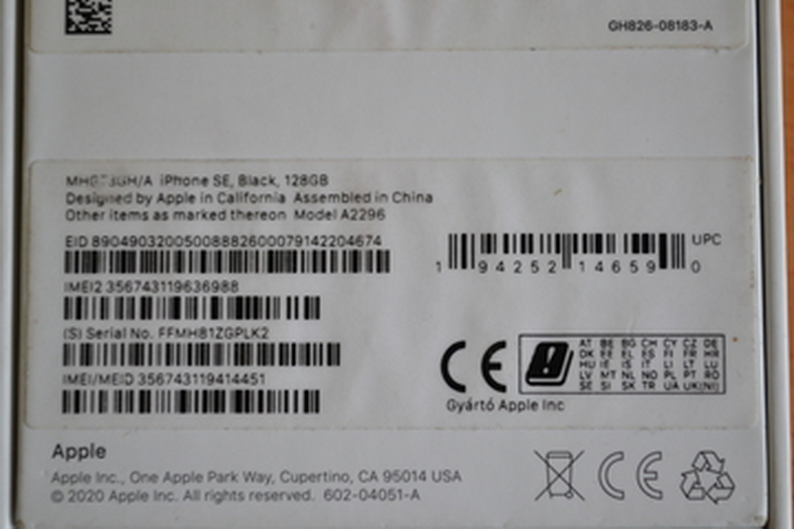 iPhone SE 2020 128GB (kijelző hibás) 6