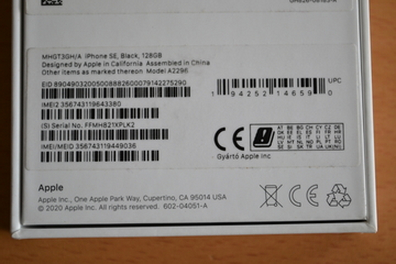 iPhone SE 2020 128GB 5