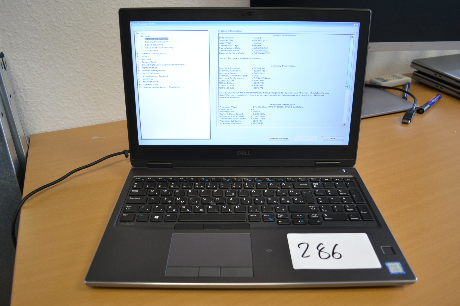 Dell Precision 7540