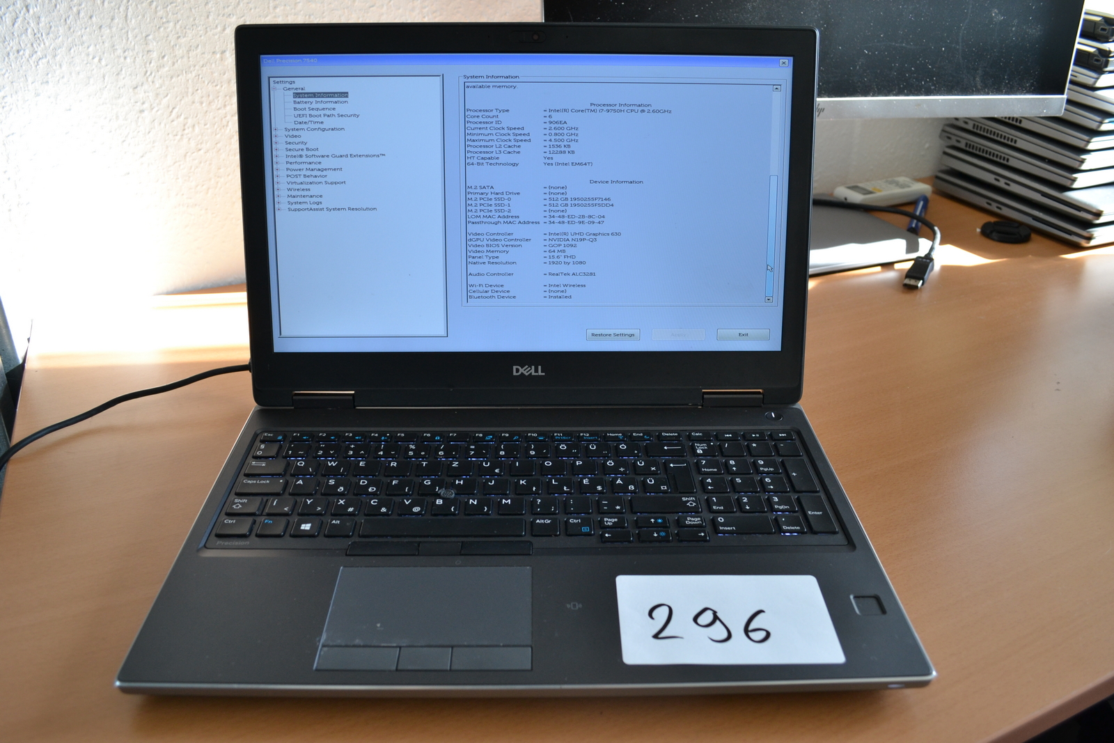 Dell Precision 7540