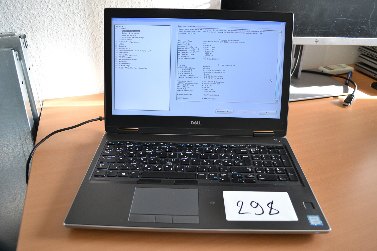 Dell Precision 7540