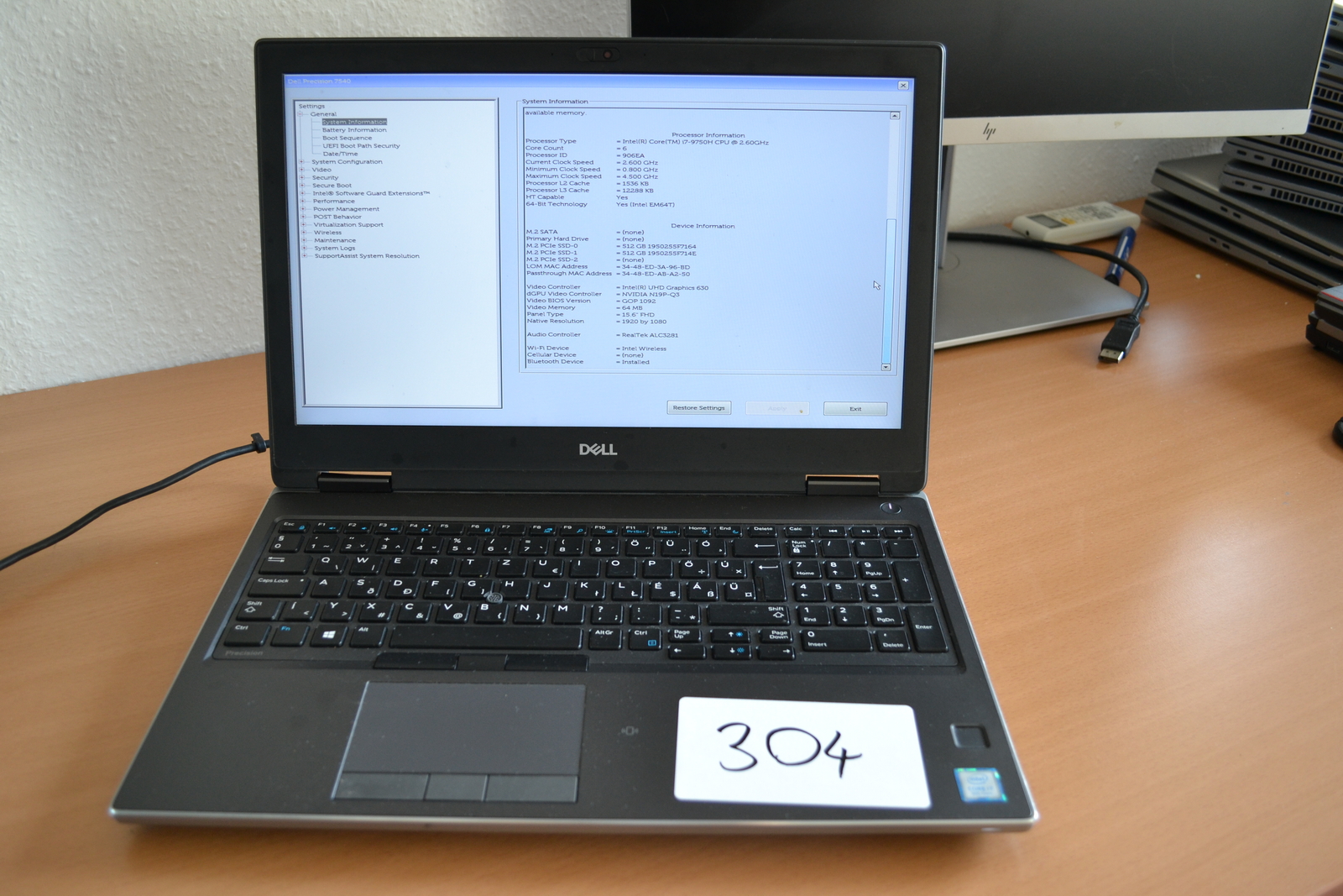 Dell Precision 7540