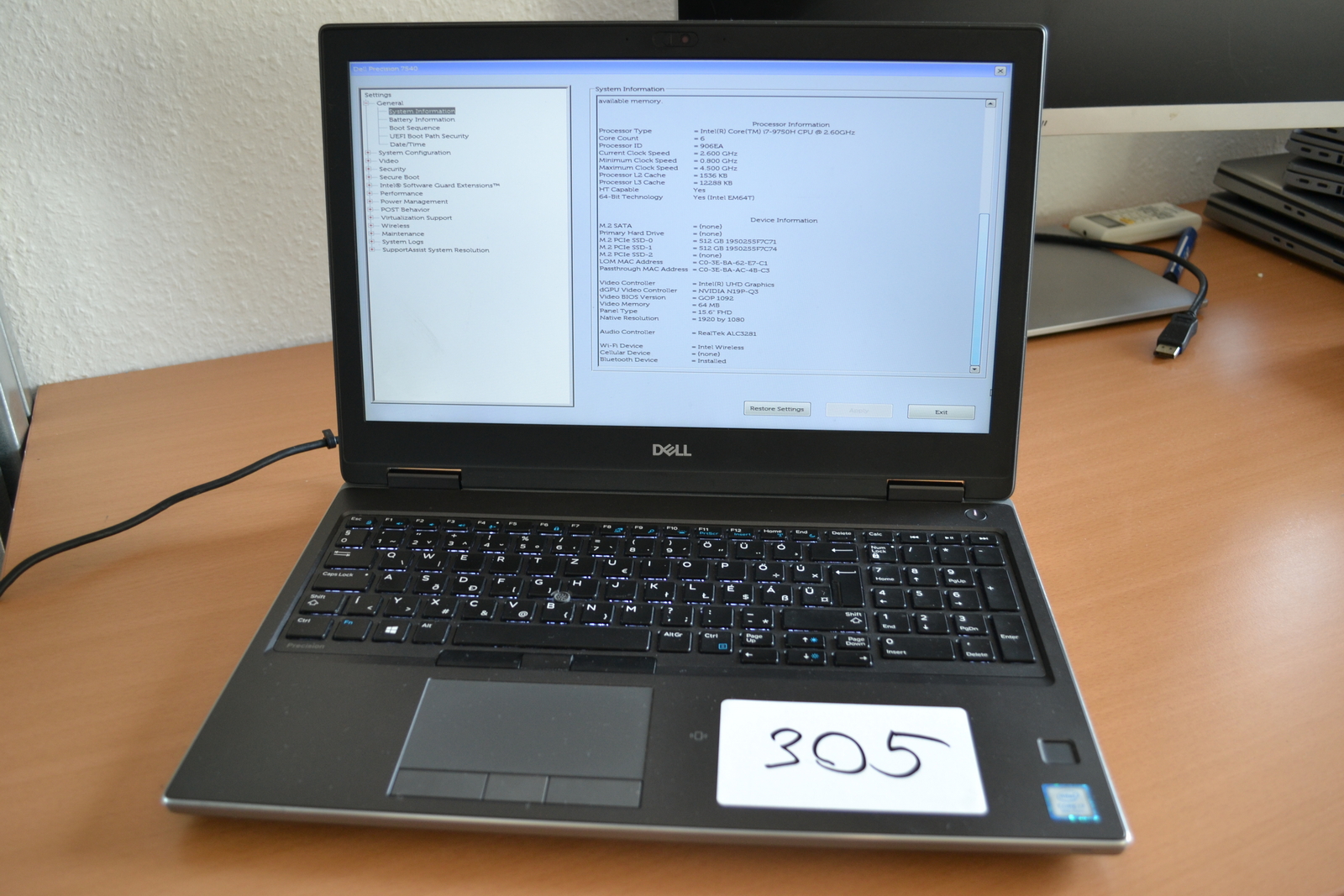 Dell Precision 7540