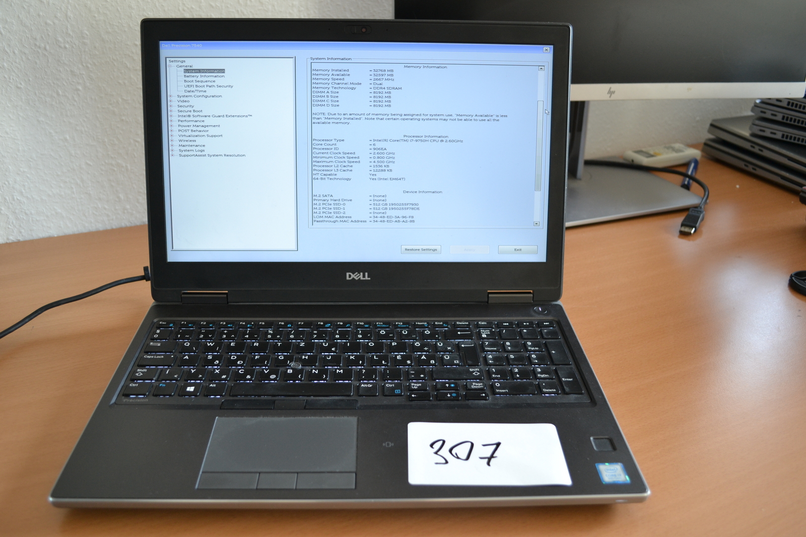 Dell Precision 7540