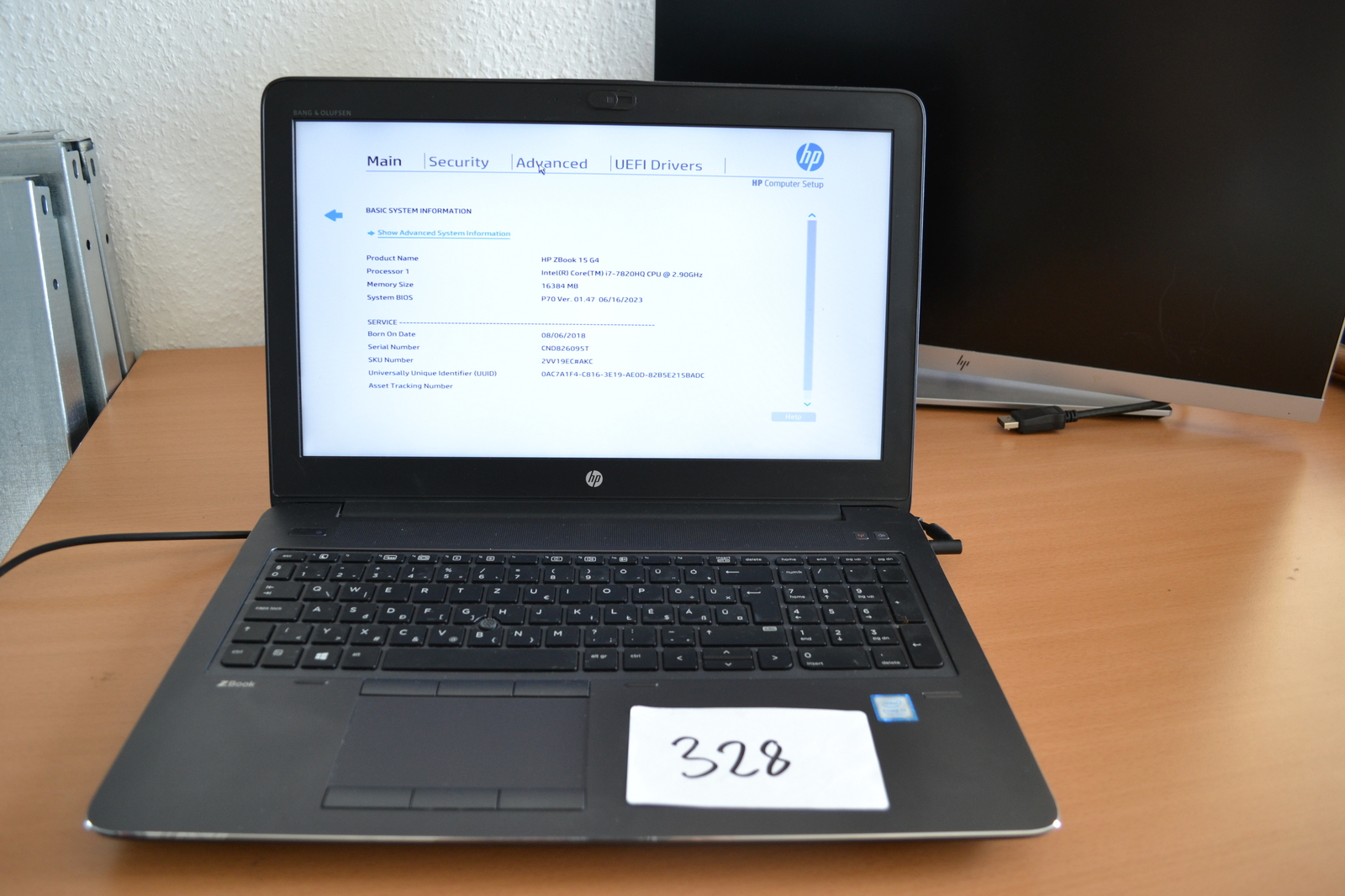 HP ZBook 15 G4 - Laptop