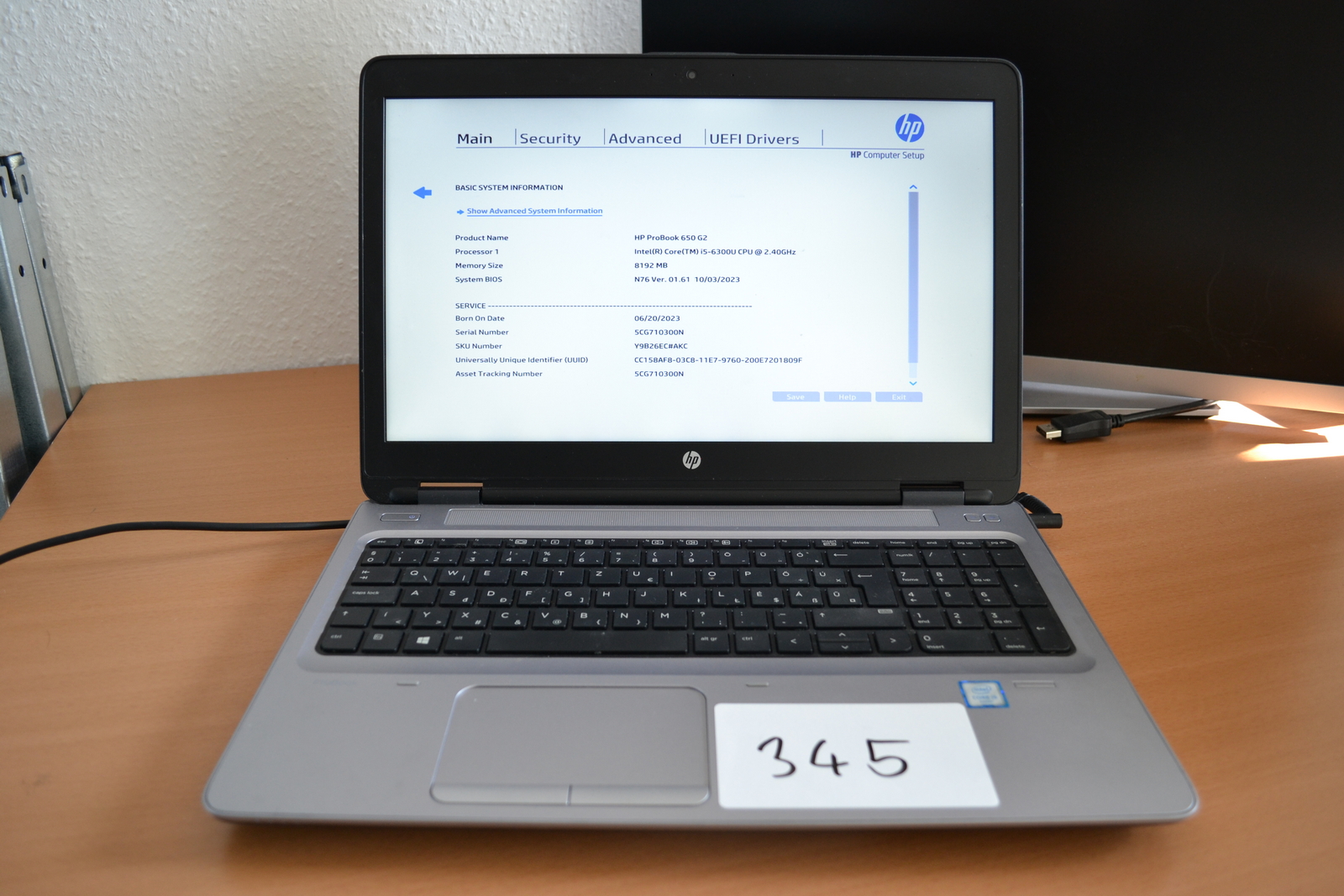 HP ProBook 650 G2 - Laptop