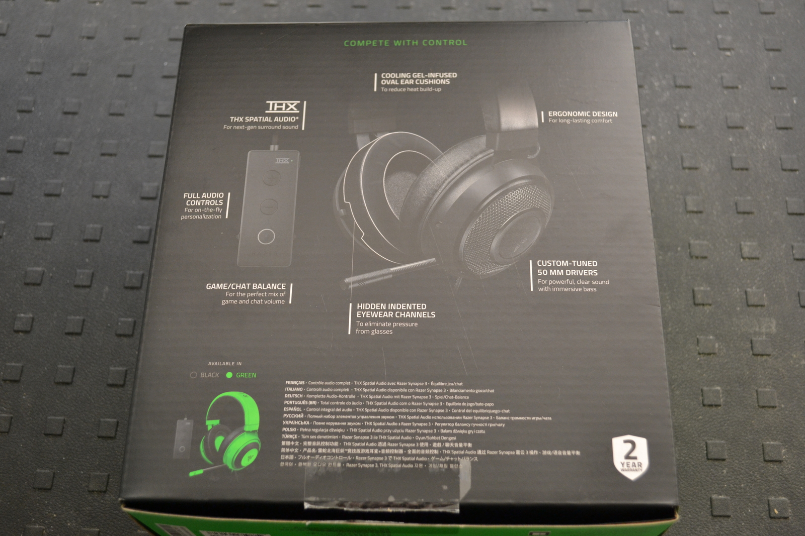 Razer Kraken fejhallgató 3