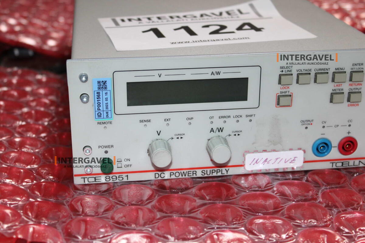 Tápegység (TCELLNER, TCE 8951) és RF terminal 4