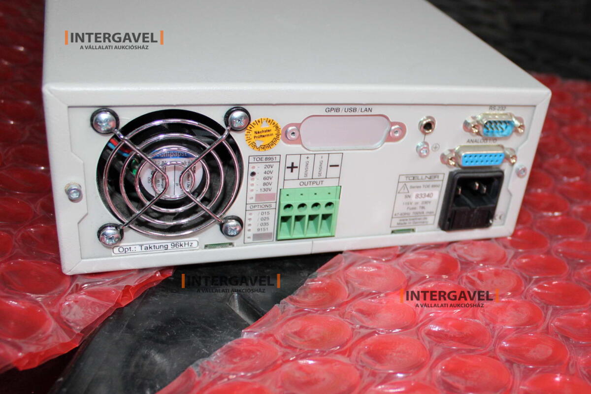 Tápegység (TCELLNER, TCE 8951) és RF terminal 7