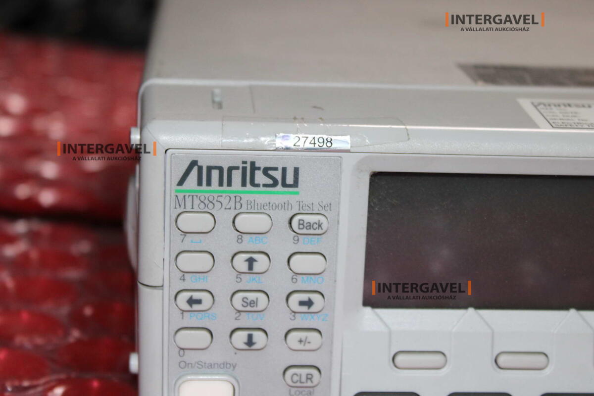 Bluetooth test - Antritsu, MT8852B 2
