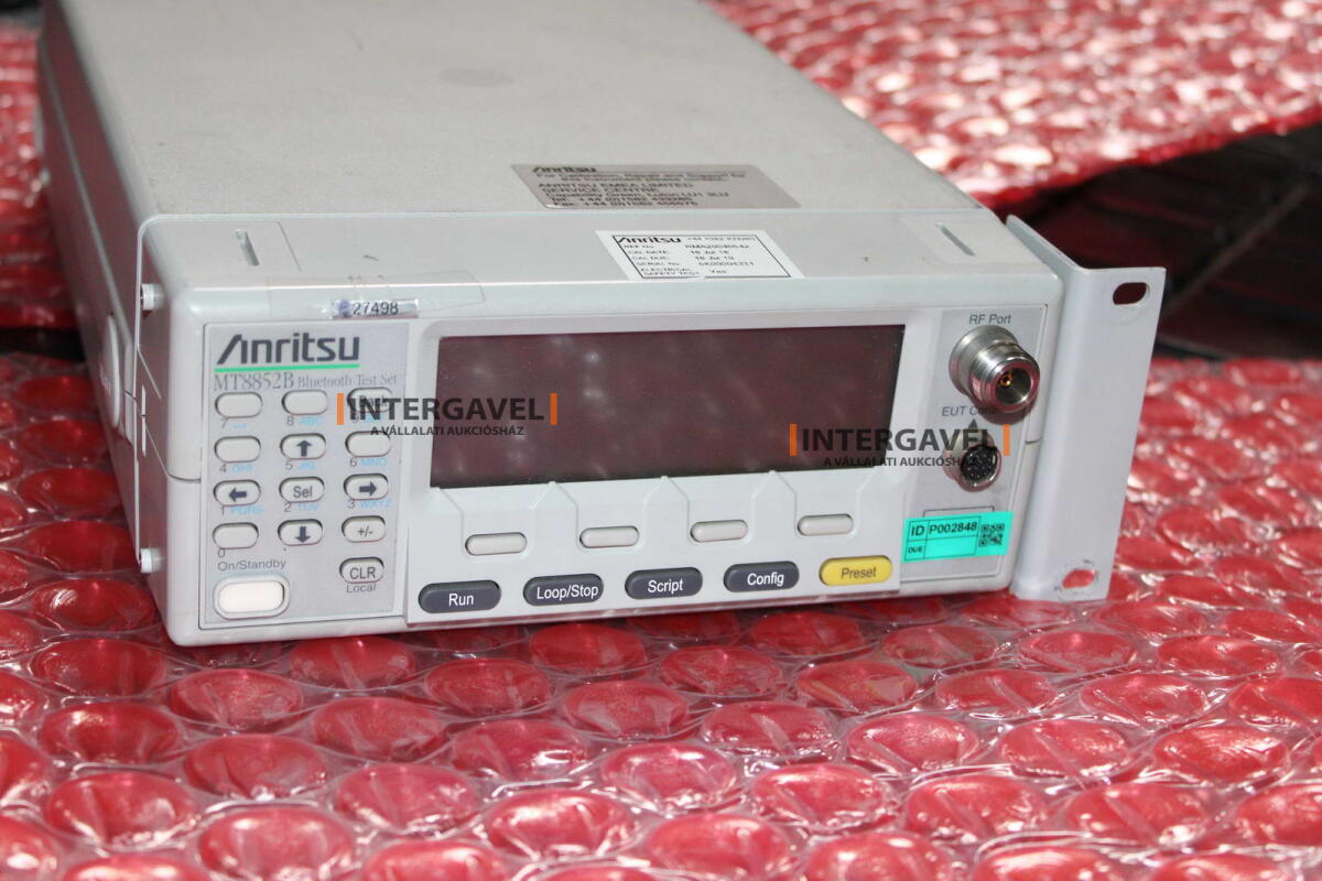 Bluetooth test - Antritsu, MT8852B