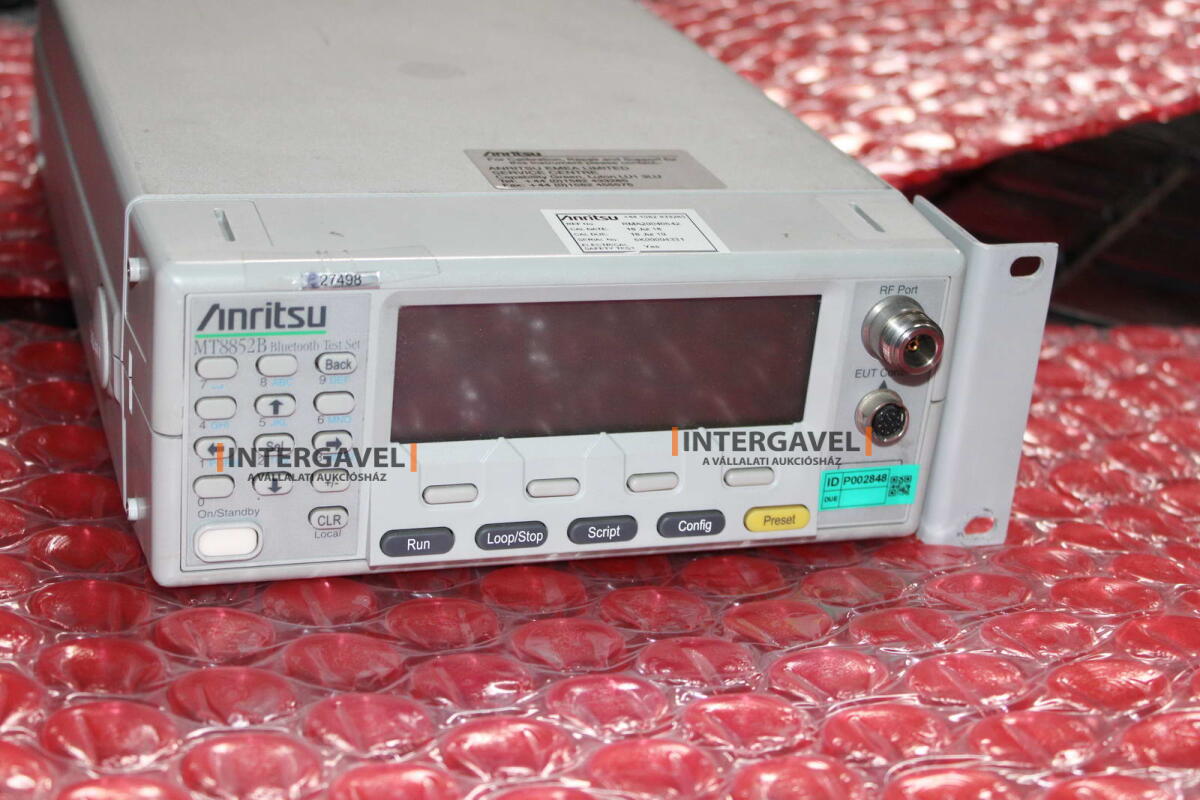 Bluetooth test - Antritsu, MT8852B