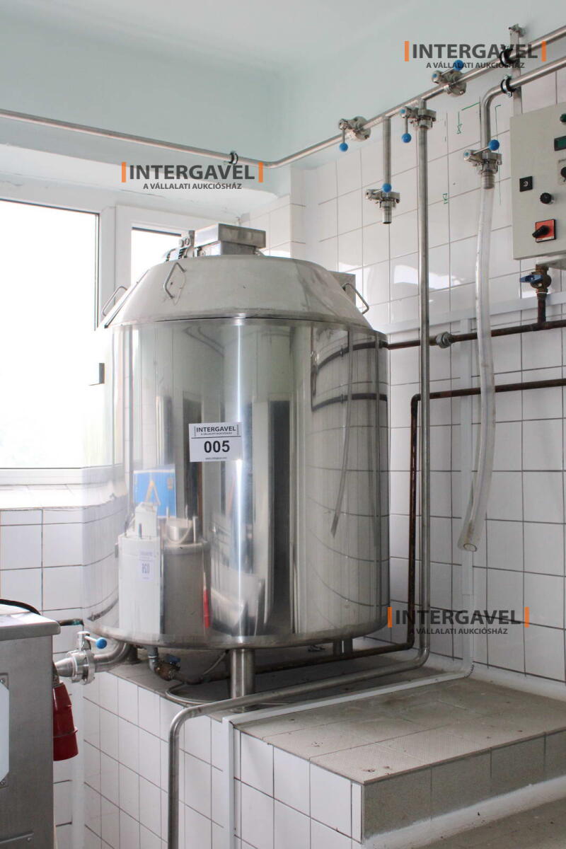 Pasztörizáló tartály