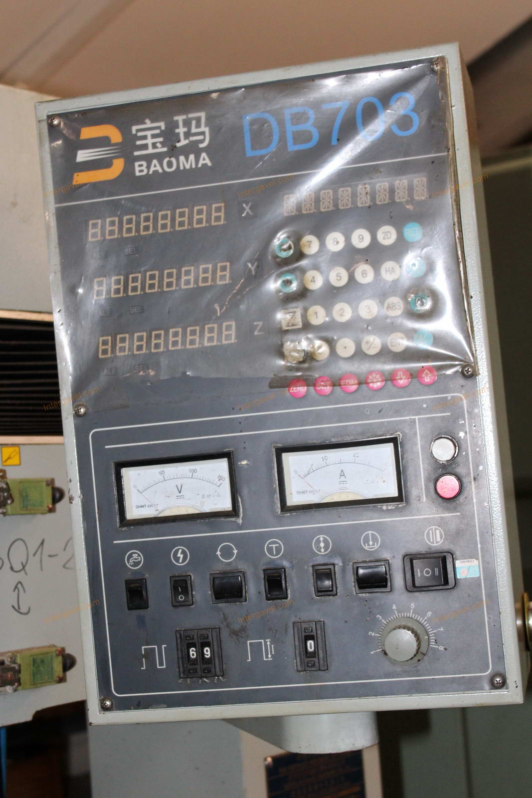 Starting spark erosion machine 4