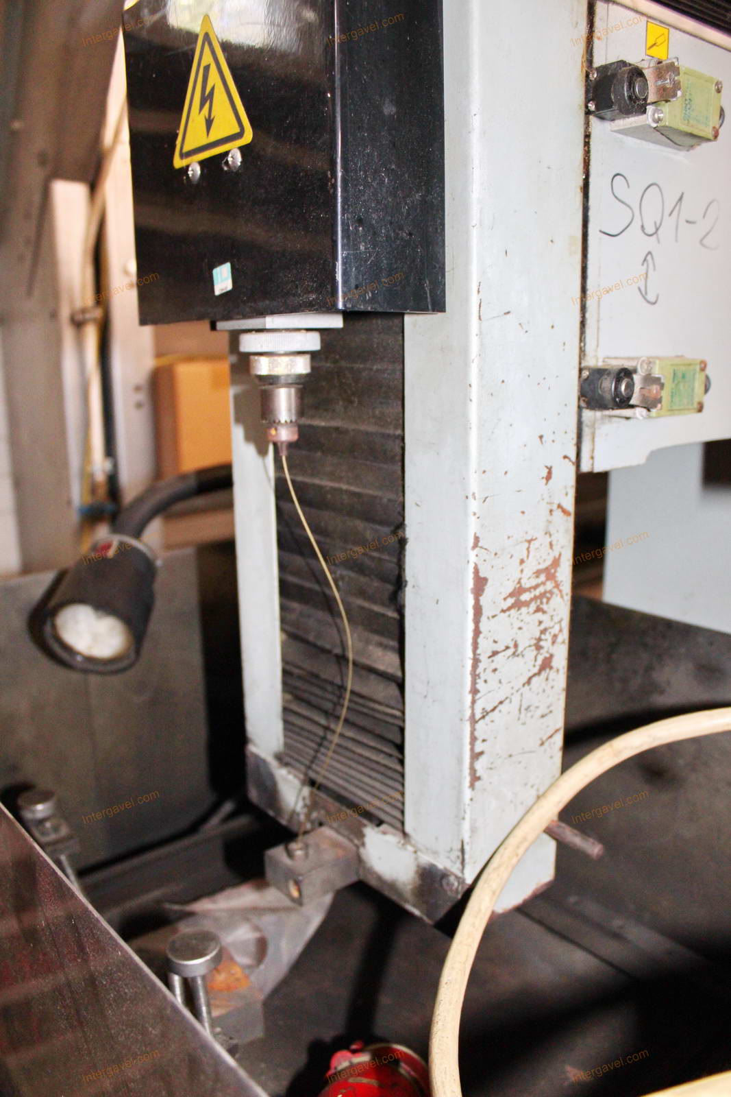 Starting spark erosion machine 5