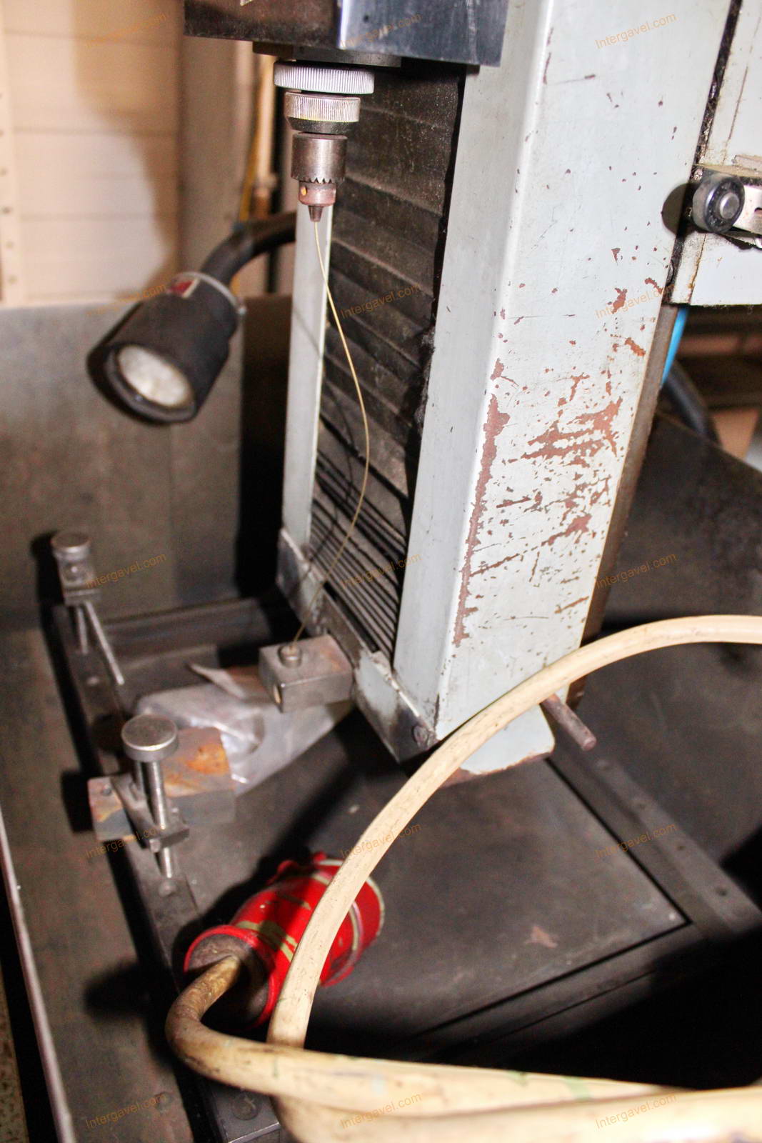 Starting spark erosion machine 6