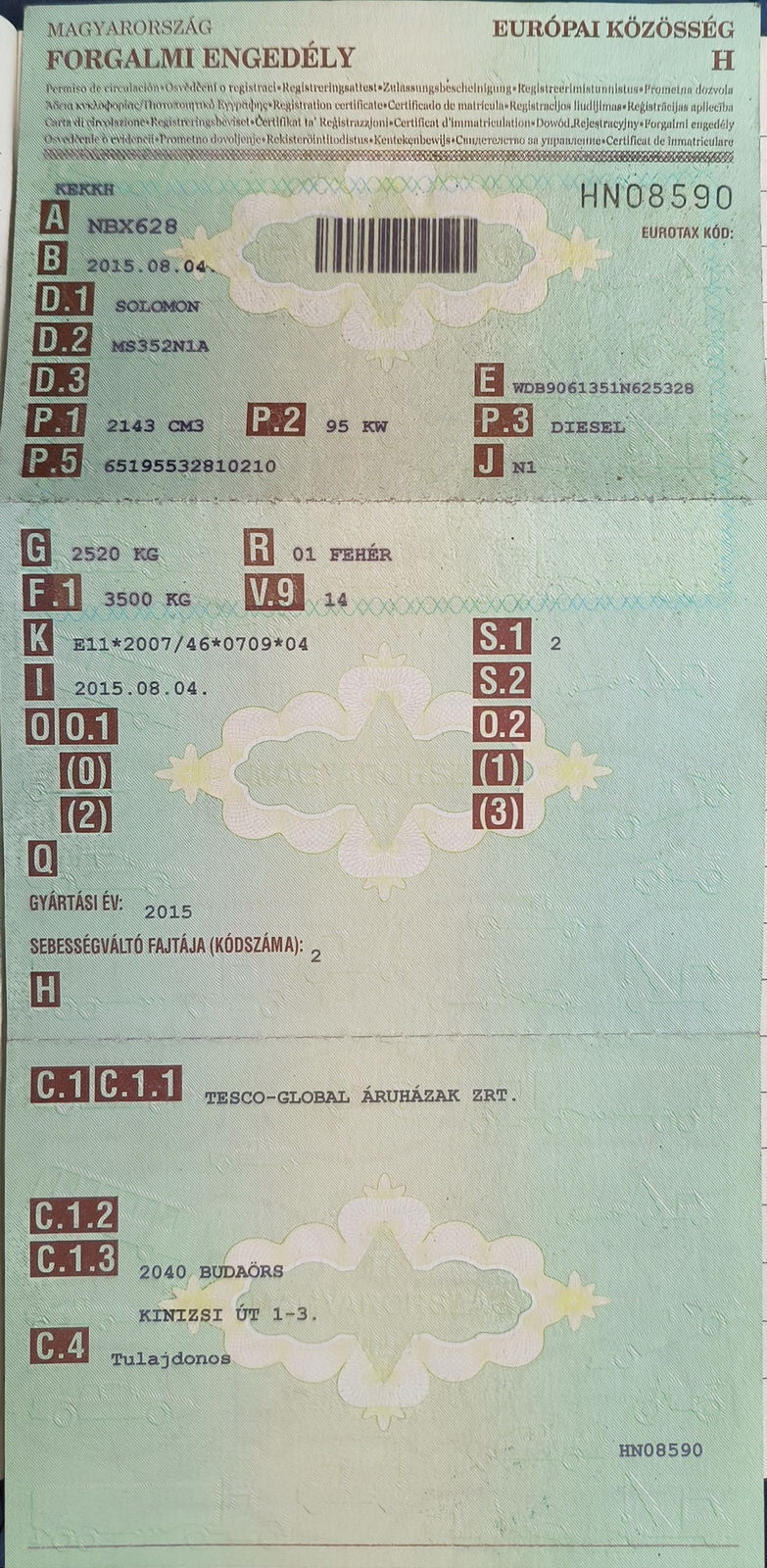 Hűtős kisteherautó 20