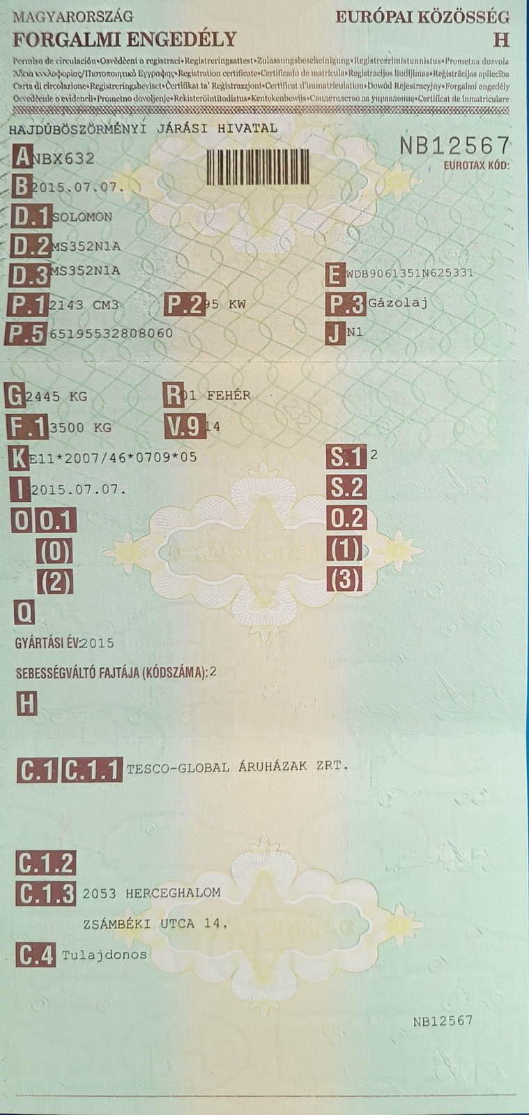 Hűtős kisteherautó 15