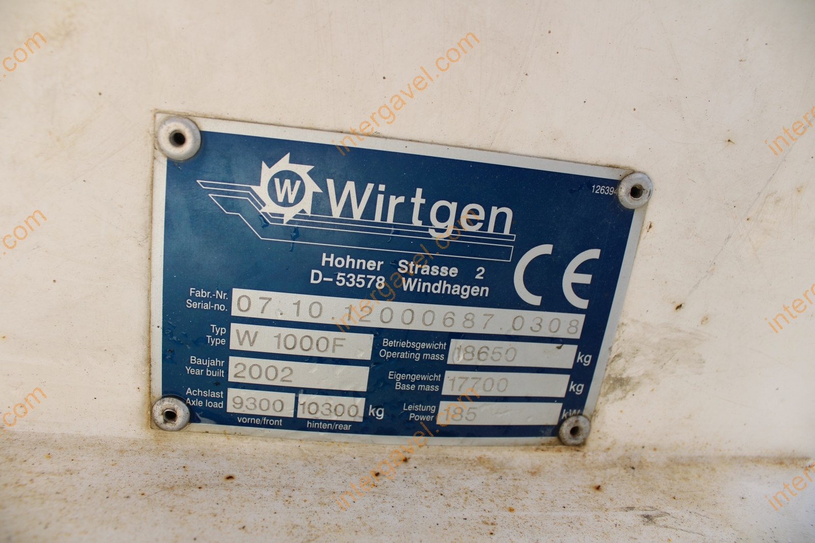 Aszfaltmaró - Wirtgen  32