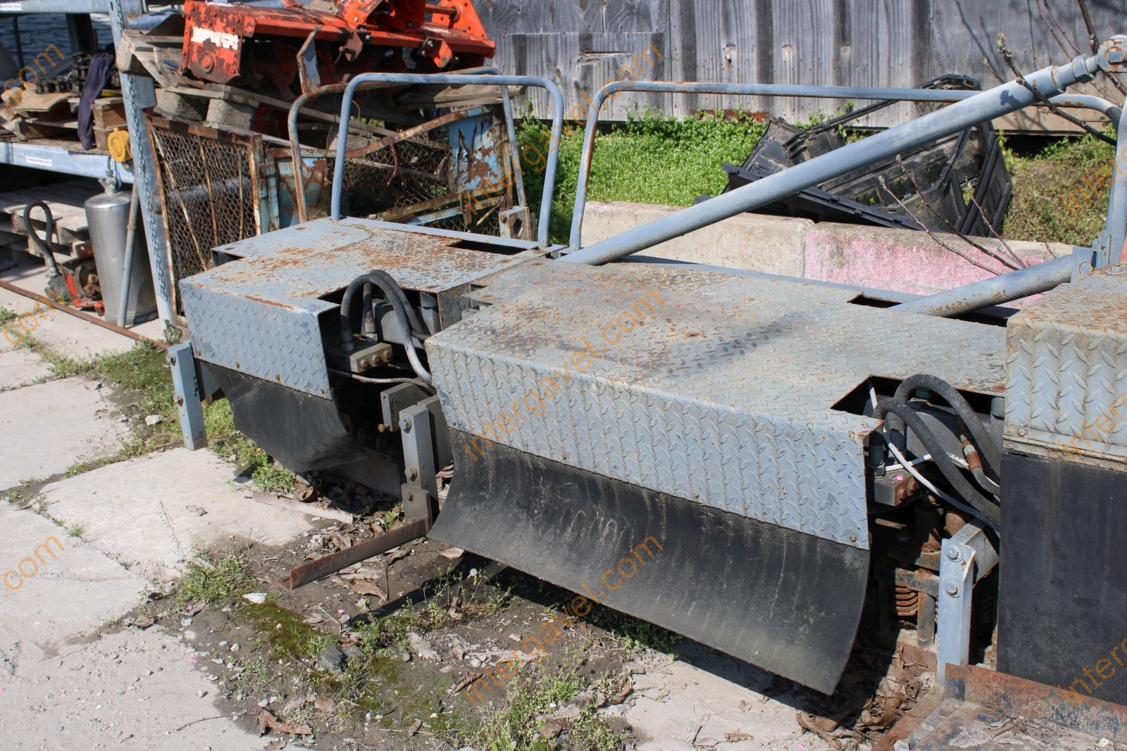 Aszfalt finiser pad és szélesítő 4