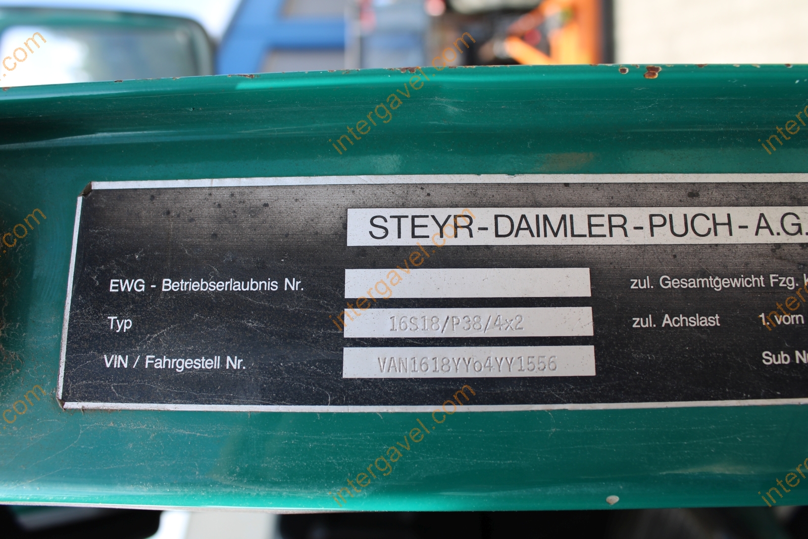 Tartályos locsolóautó – Steyr 7