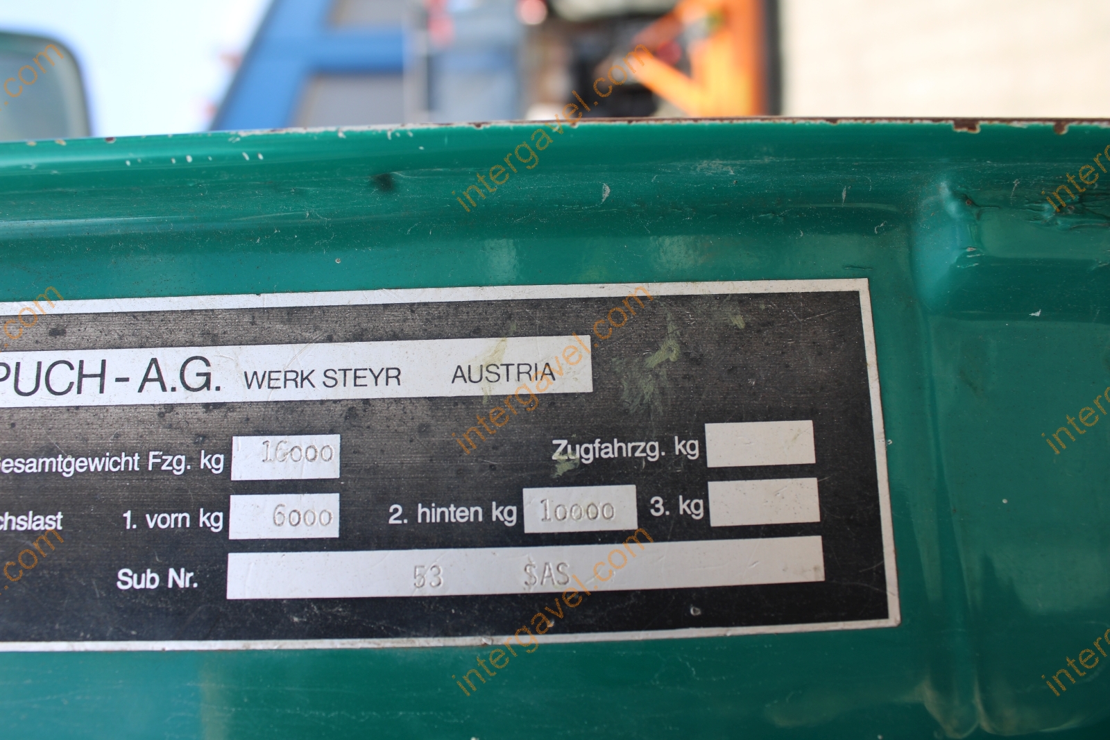 Tartályos locsolóautó – Steyr 8