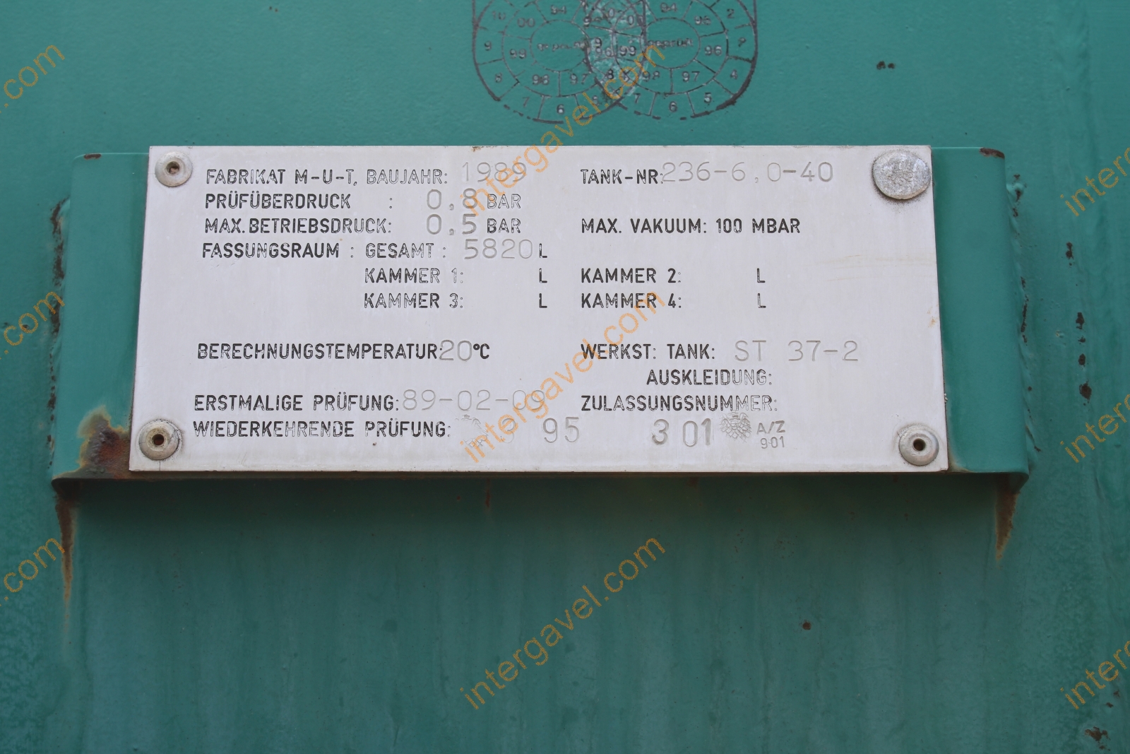 Tartályos locsolóautó – Steyr 9