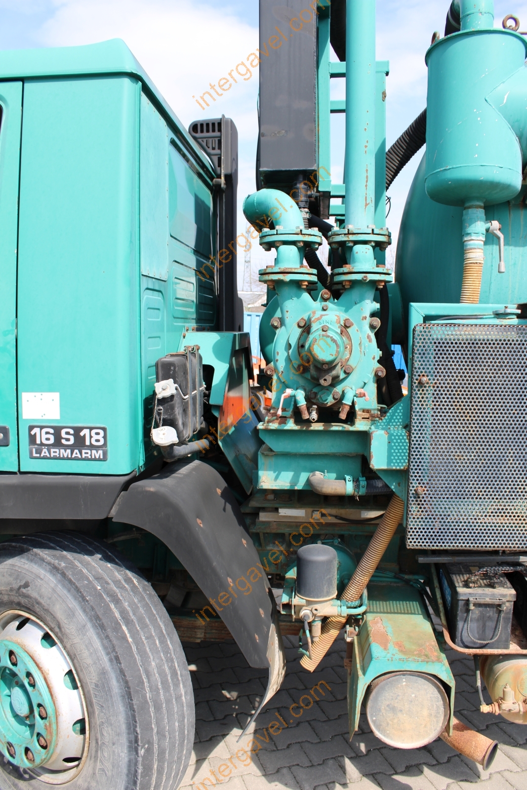 Tartályos locsolóautó – Steyr 21