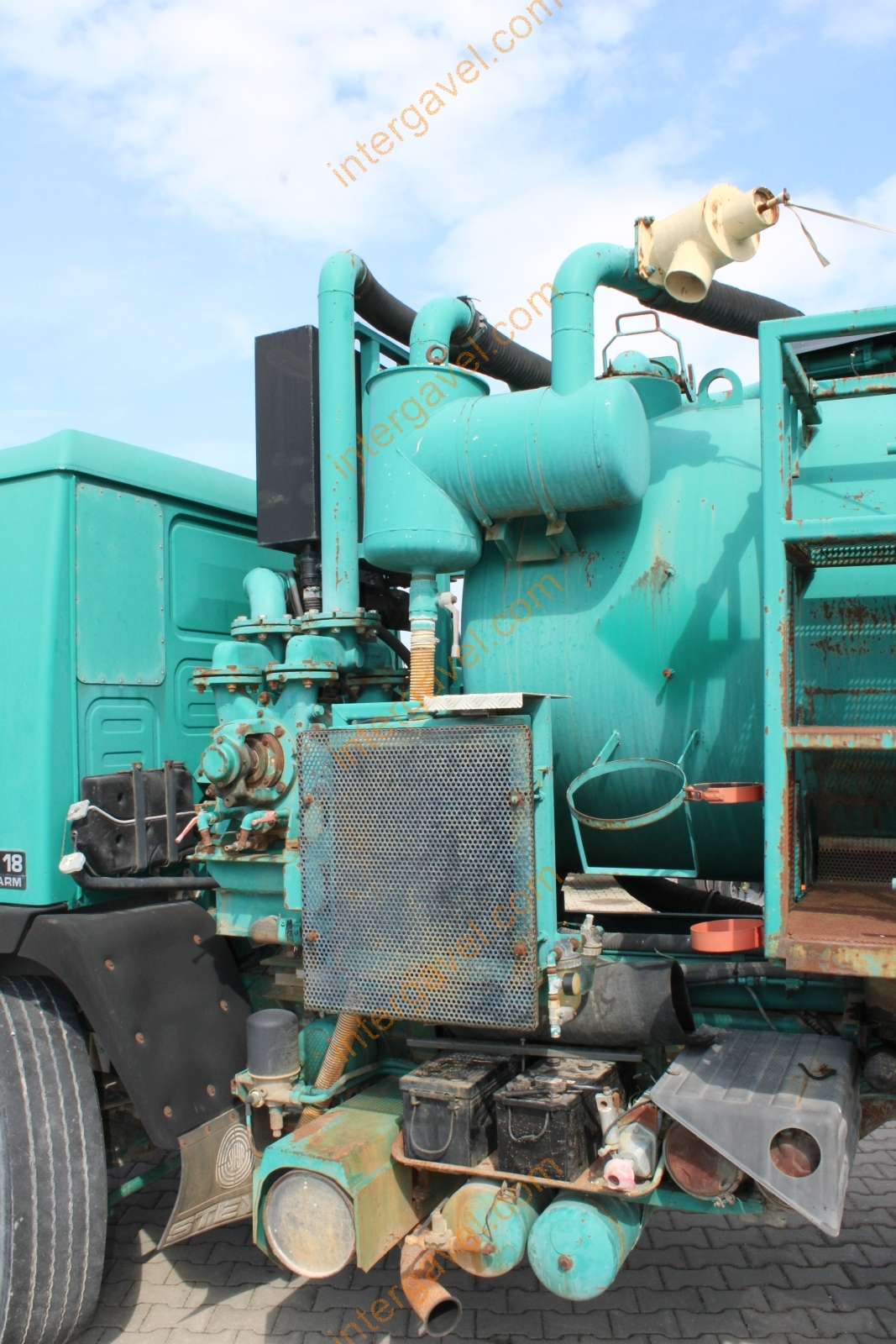 Tartályos locsolóautó – Steyr 22