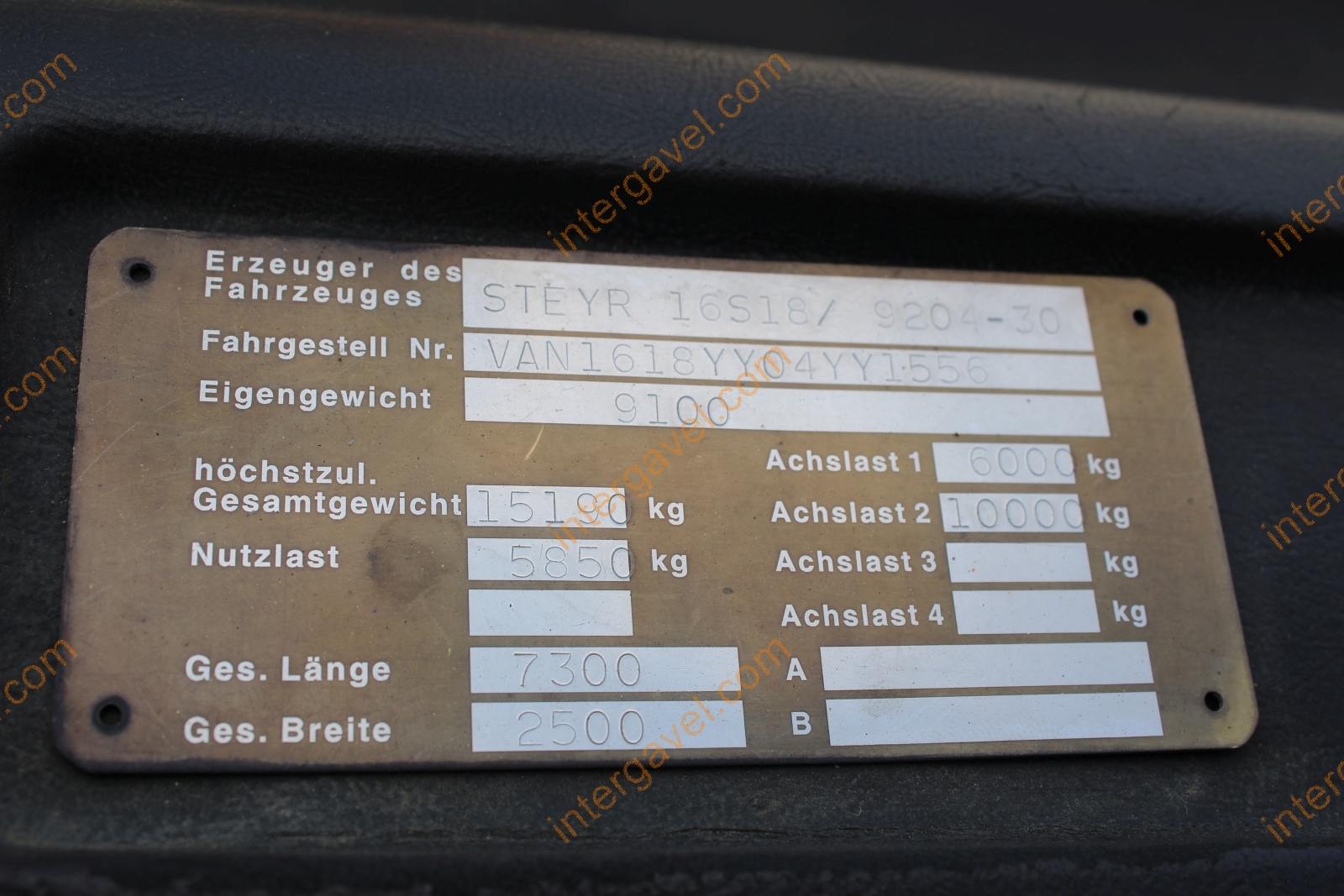 Tartályos locsolóautó – Steyr 53