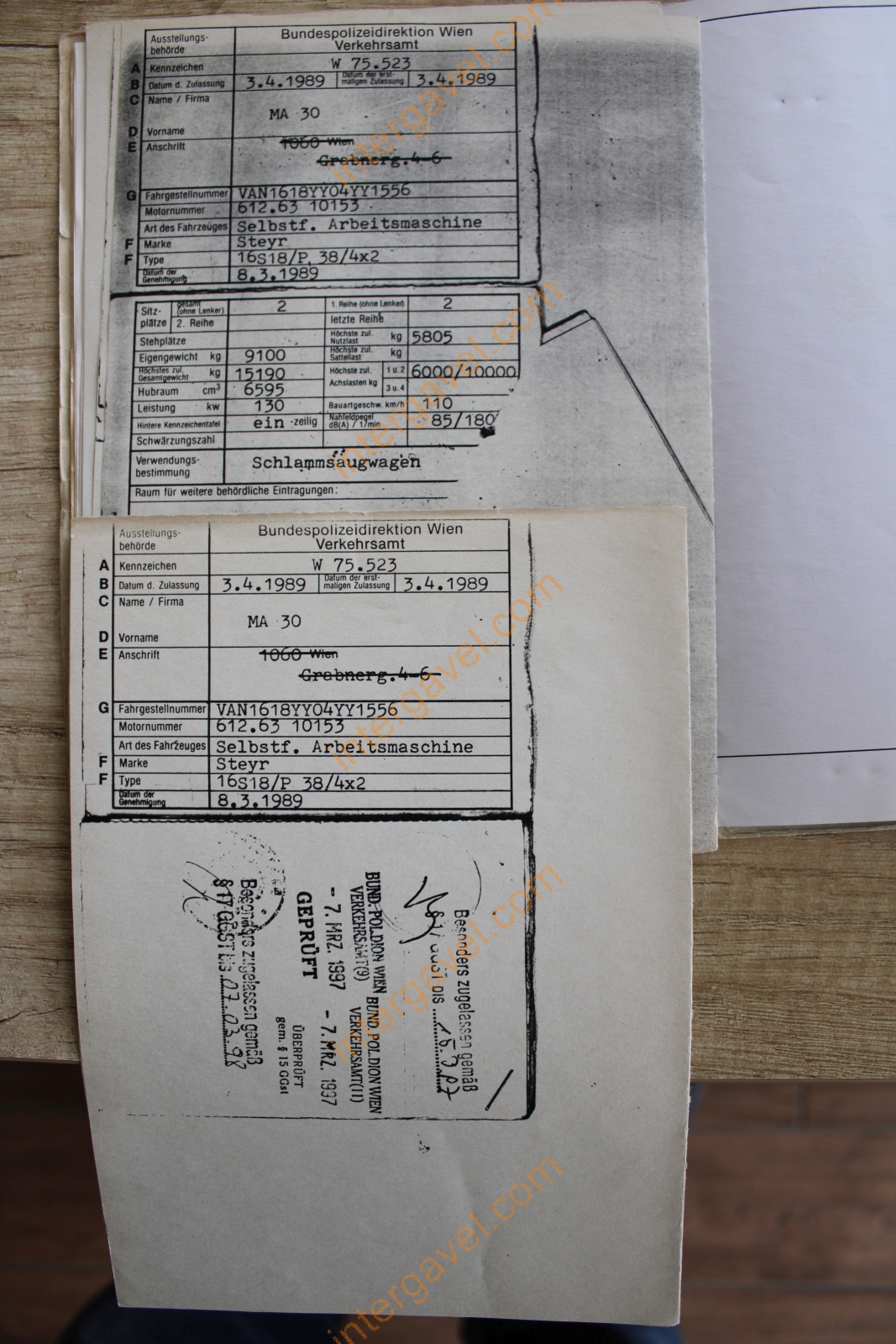 Tartályos locsolóautó – Steyr 59