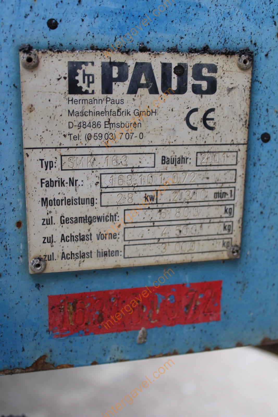 Paus dömper, évjárat: 2001 22