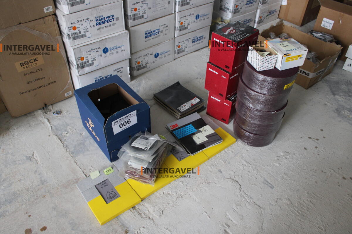 Csiszoló korongok, csiszoló papírok