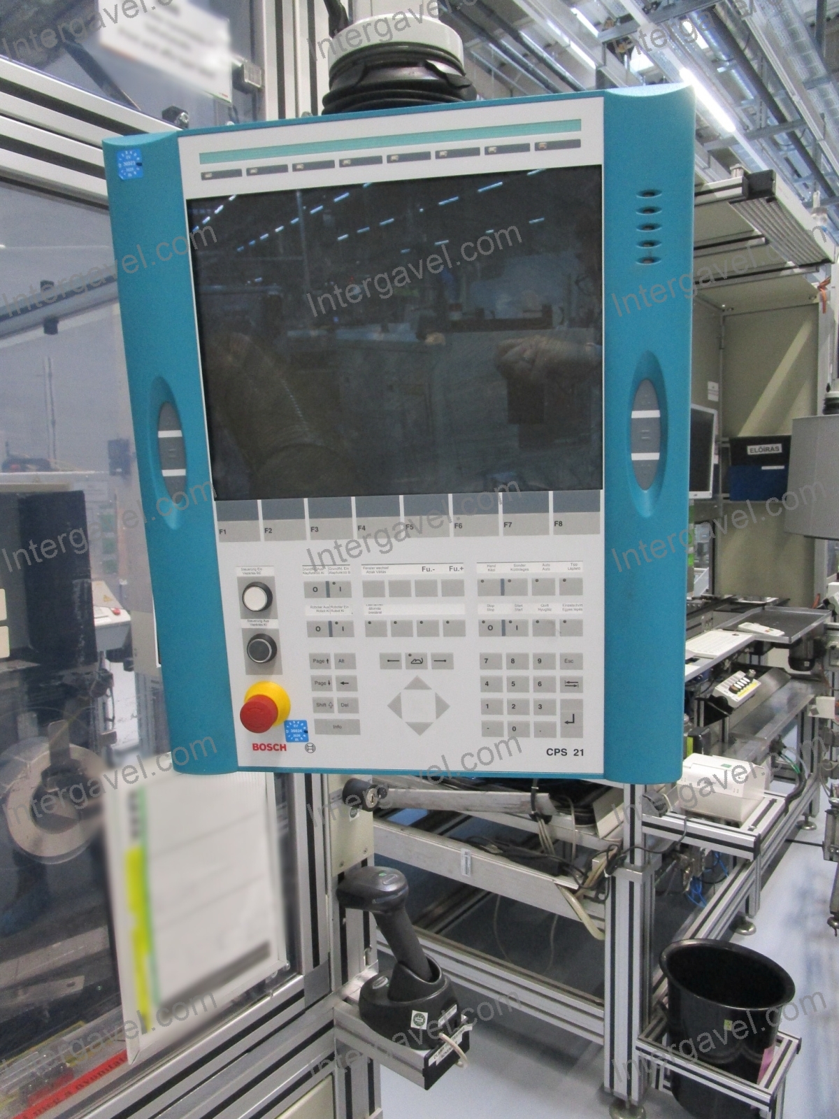 Cimkéző munkahely Rexroth robottal 2