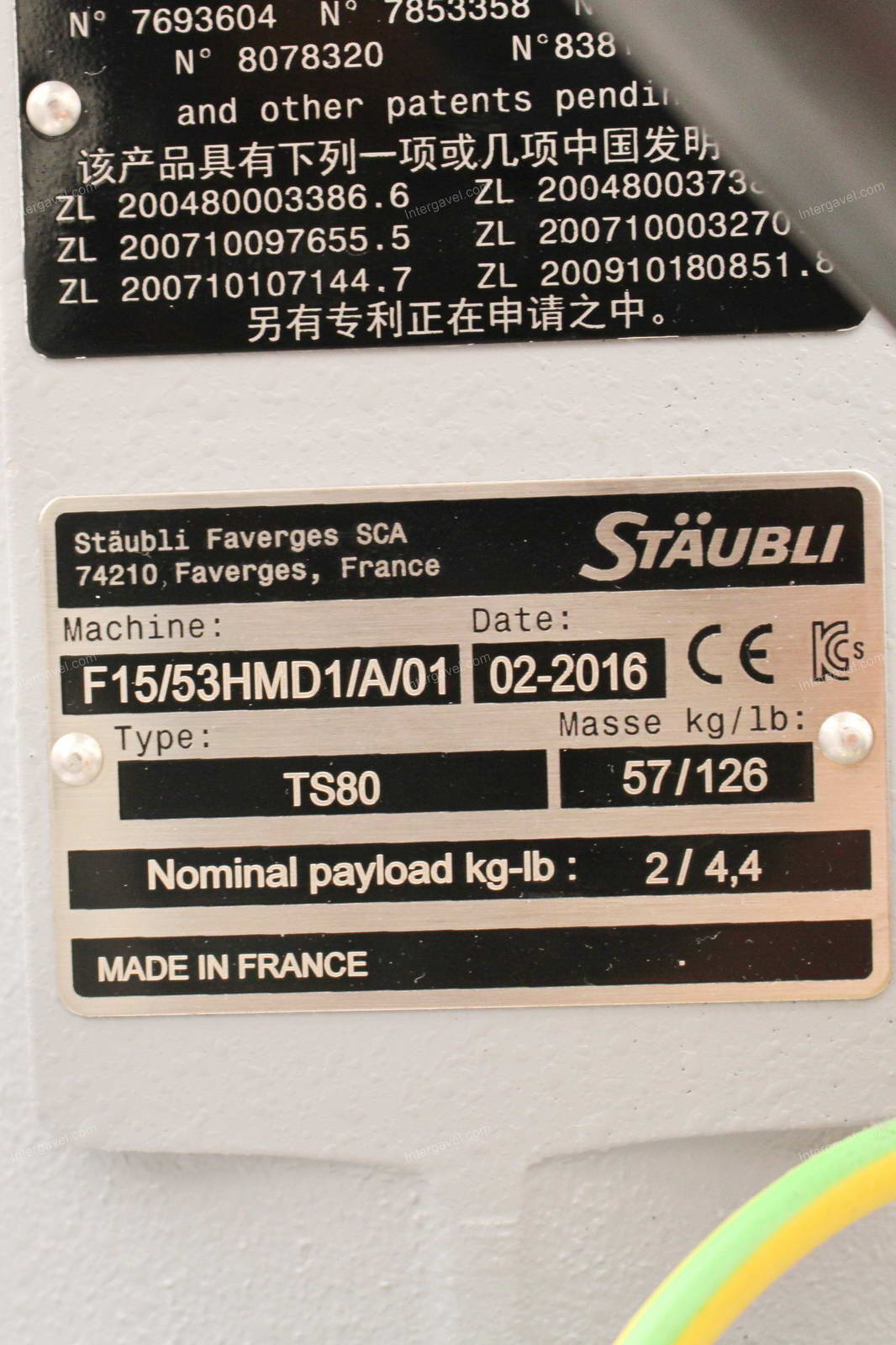 Bontott szerelő munkahely TS 80-as Stäubli robottal 6