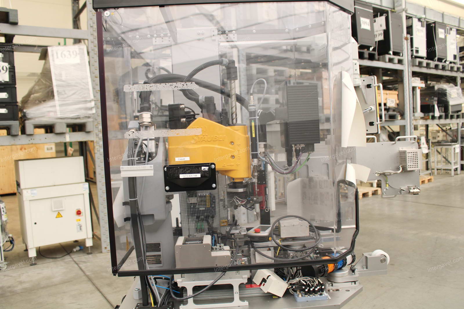 Bontott szerelő munkahely TS 40-es Stäubli robottal 4