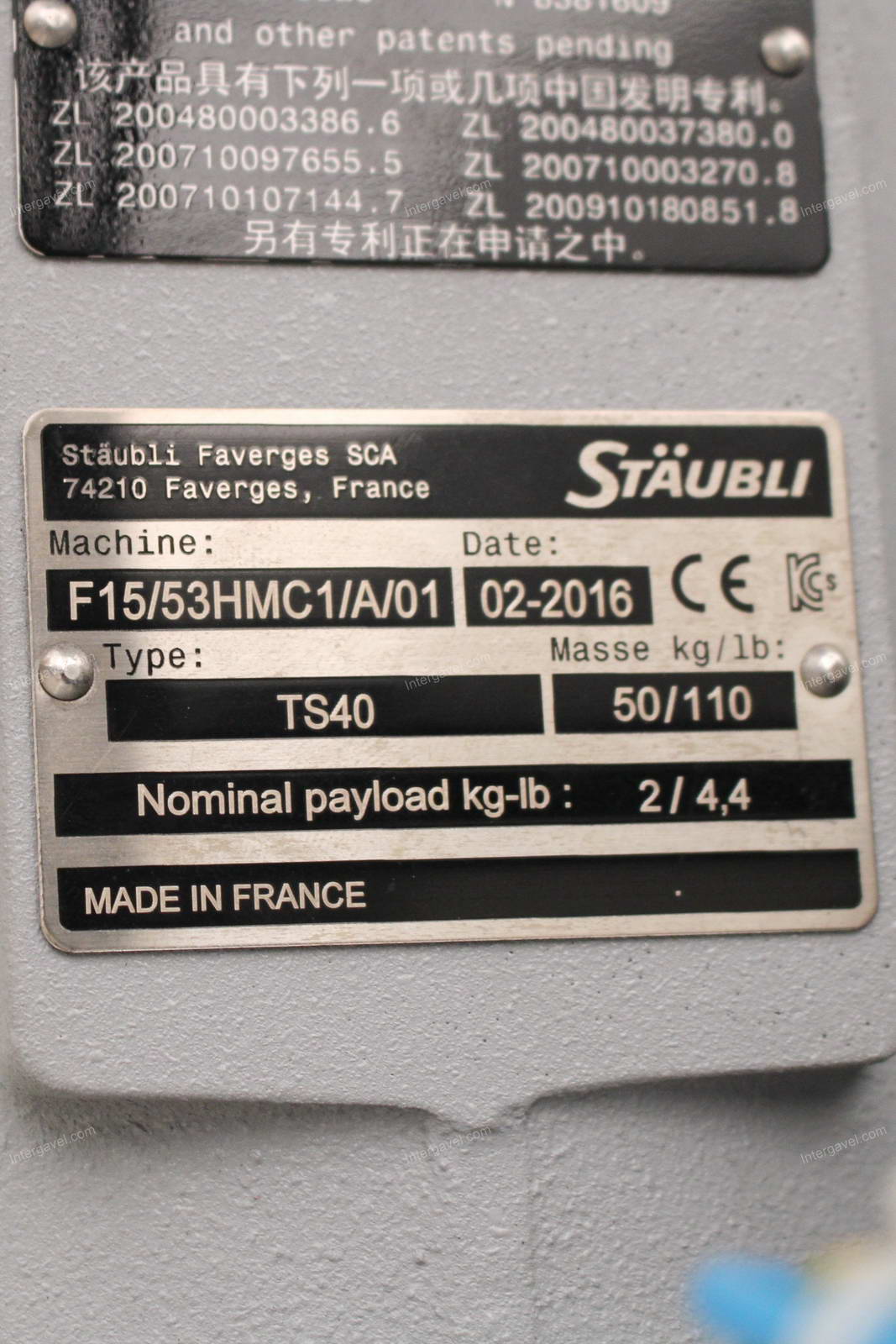 Bontott szerelő munkahely TS 40-es Stäubli robottal 5