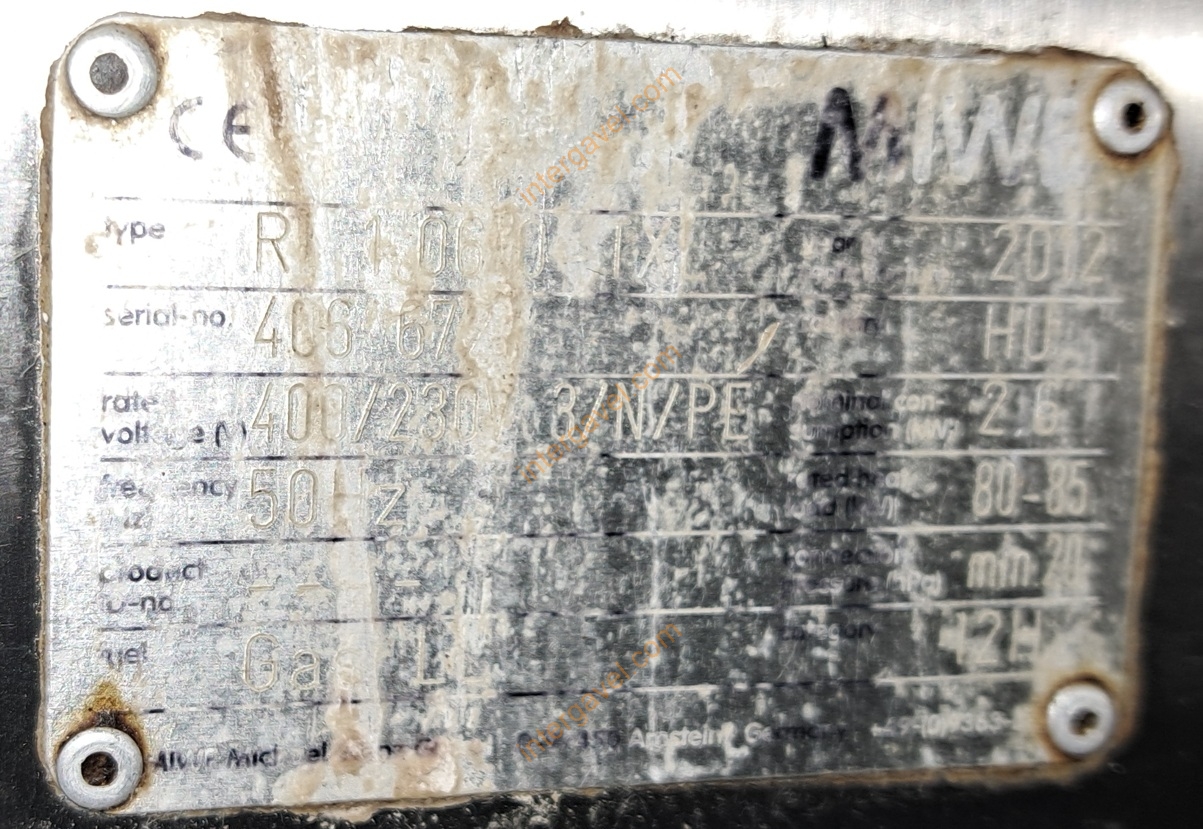 Forgóállványos kemence - MIWE 4