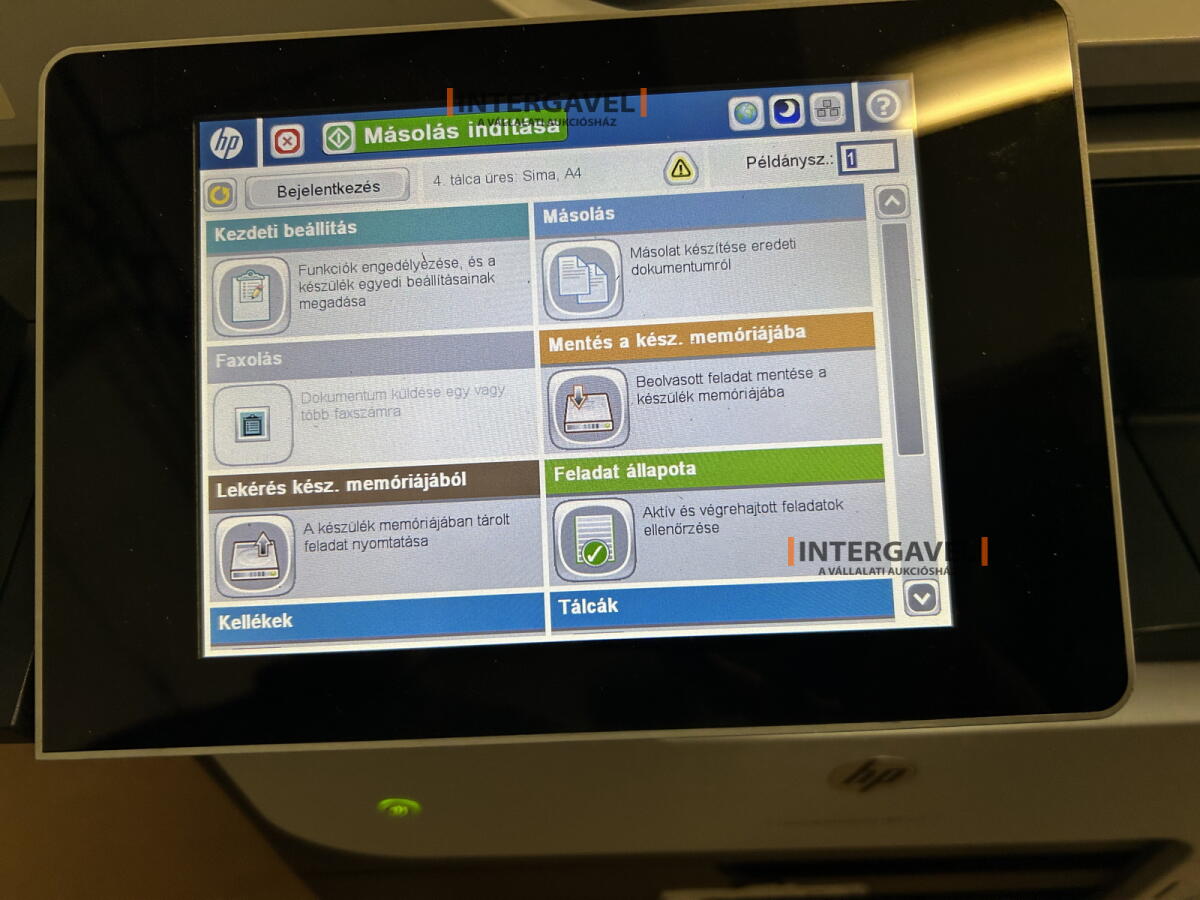 HP Laserjet Enterprise MFP M725 nyomtató 2