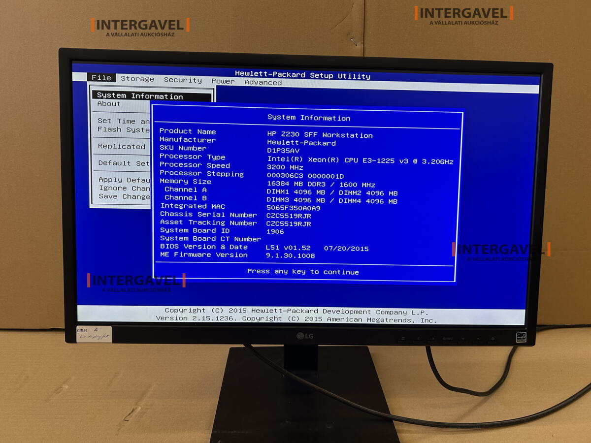 HP Z230 workstation 2