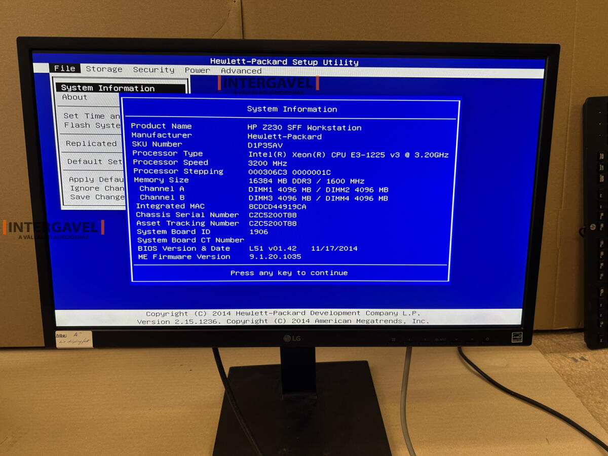 HP Z230 workstation 2