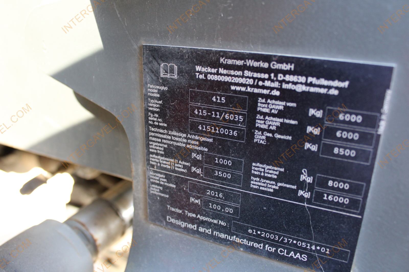 Teleszkópos rakodó - Claas 9