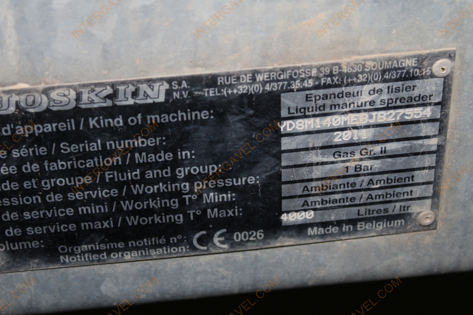 Tartálykocsi - Joskin 8